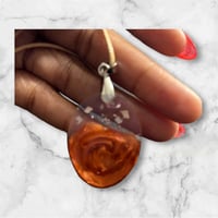 Image 2 of Oval Resin Necklace