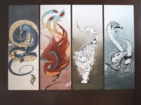 Calligraphy Four Guardians Prints