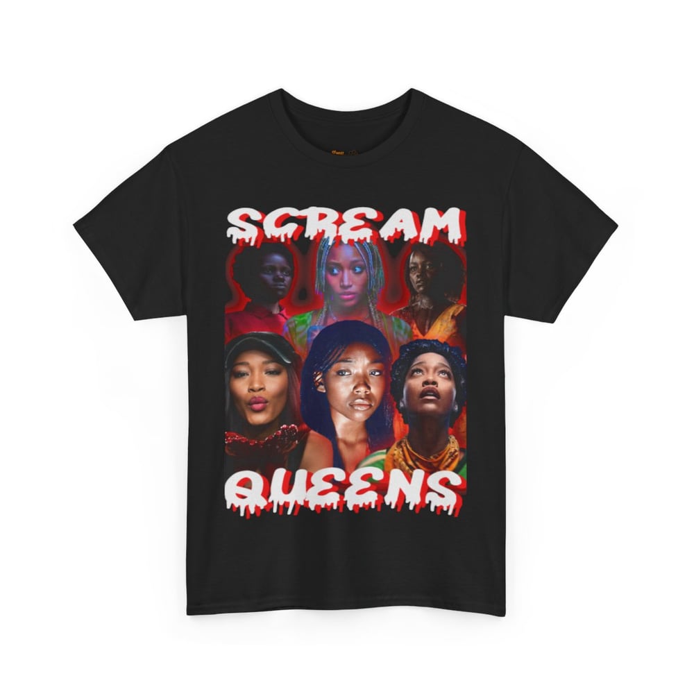 Image of Black Scream Queens 90s Tee