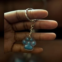 Image 2 of Resin Pawprint Keychain