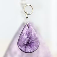Image 2 of Resin Teardrop Necklace