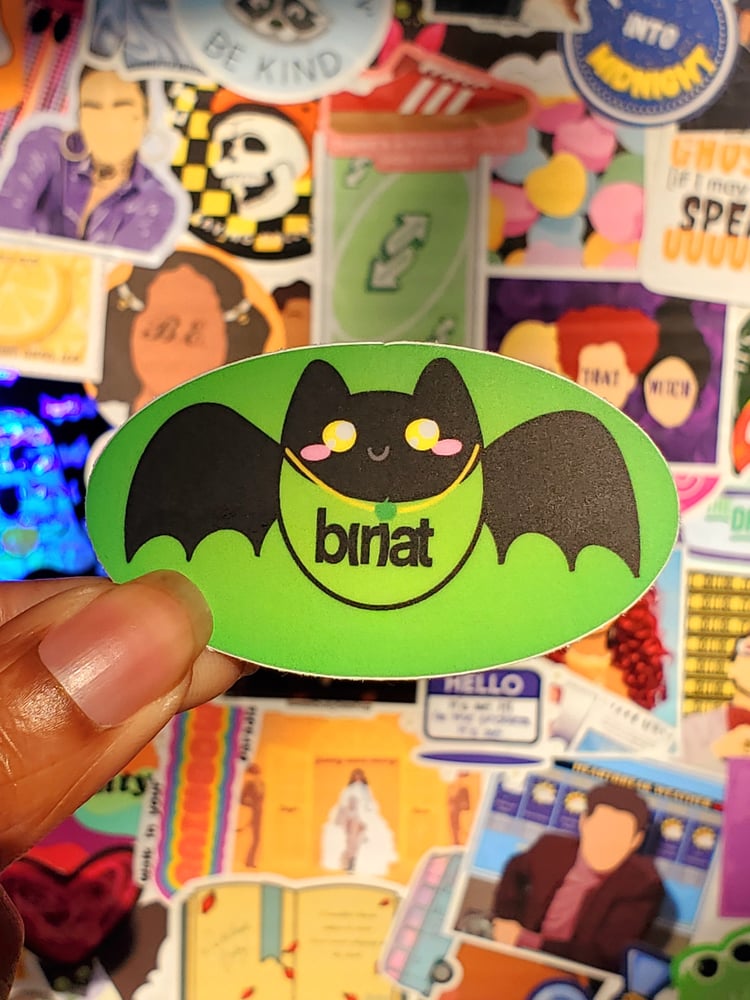 Image of Brat Bat Sticker