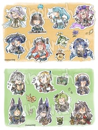 Image 4 of Genshin Impact STICKER SET ✰