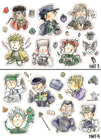 Image 2 of JJBA STICKER SET ✰