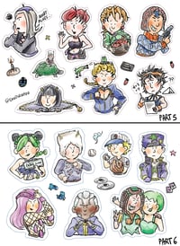 Image 3 of JJBA STICKER SET ✰