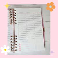 Image 1 of Personalized Weekly Planner
