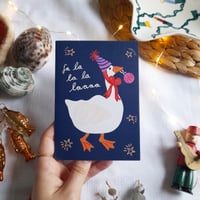 Image 1 of Christmas Goose Card