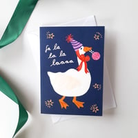 Image 2 of Christmas Goose Card