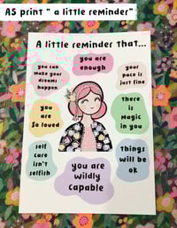 Image 1 of “ a little reminder”  A5 print 