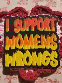 Women's Wrongs Sticker