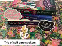 Trio of small stickers ( free postage)