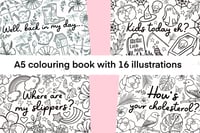 Image 2 of Things we say now A5 colouring book