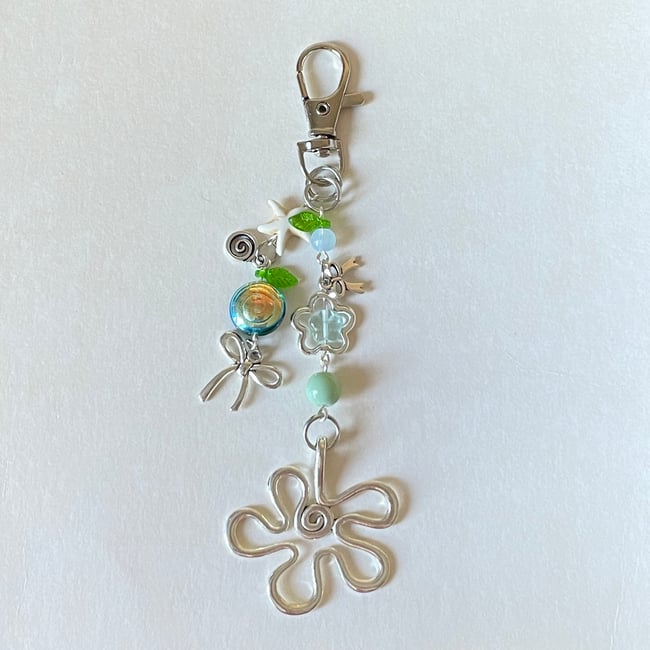 bikini bottom starfish keychains