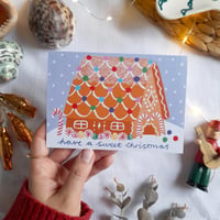 Gingerbread Sweet Christmas Card