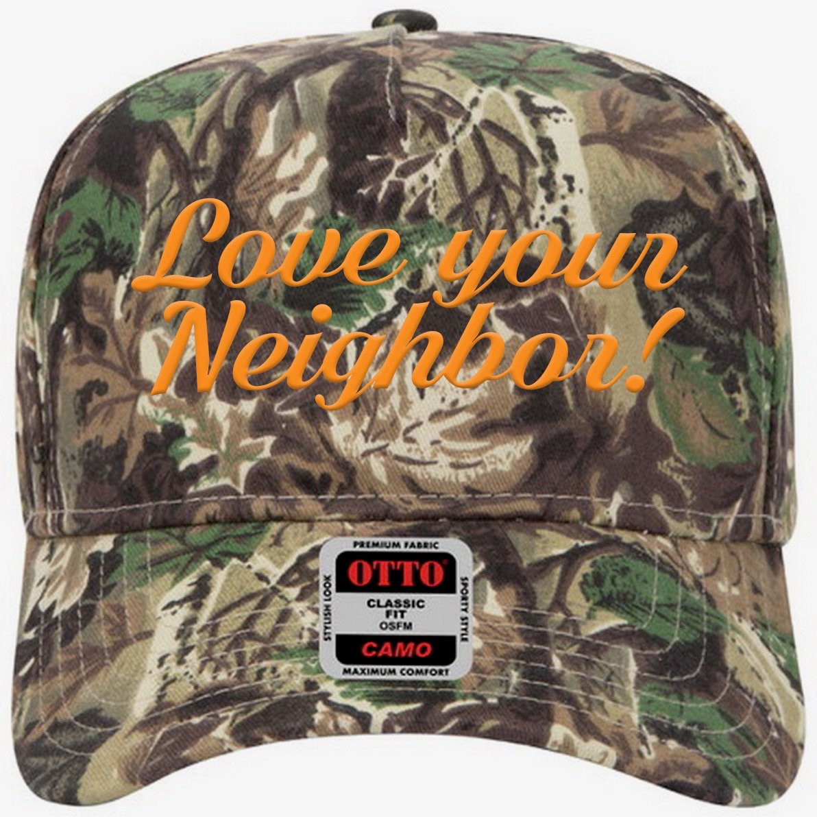 Image of CAMO / ORANGE HAT