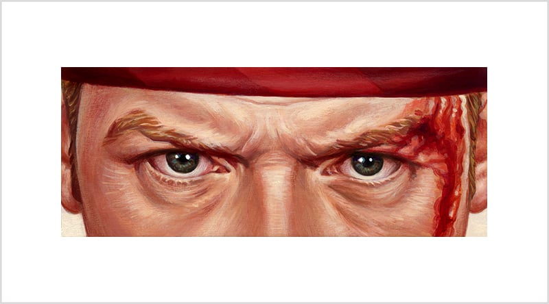 "You've Got Red on You" - 9" x 5"  limited edition gicleé