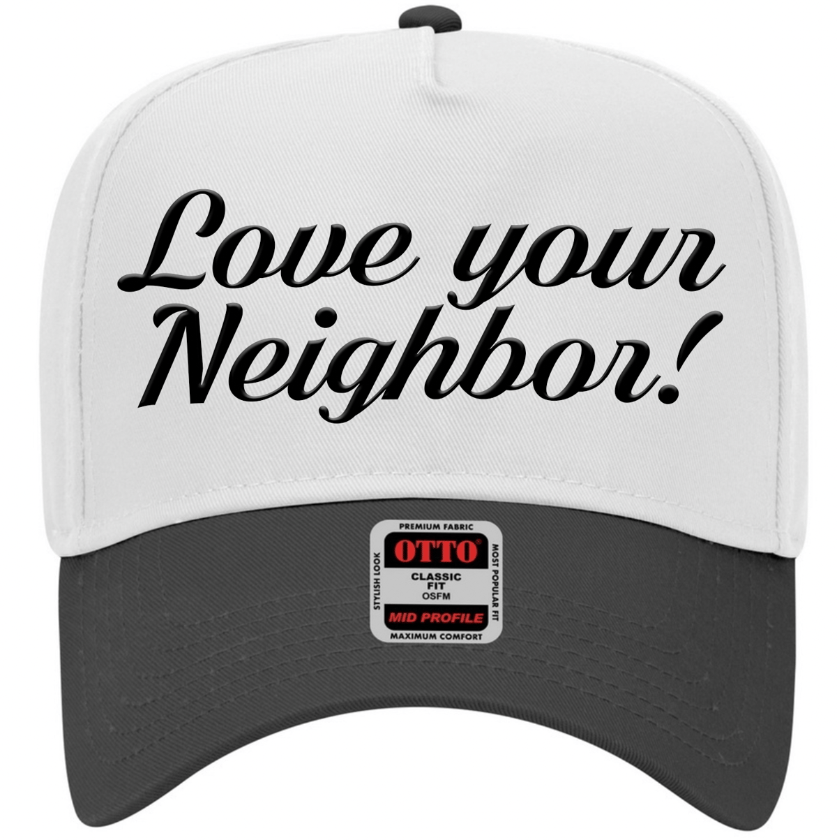 Image of white / black hat