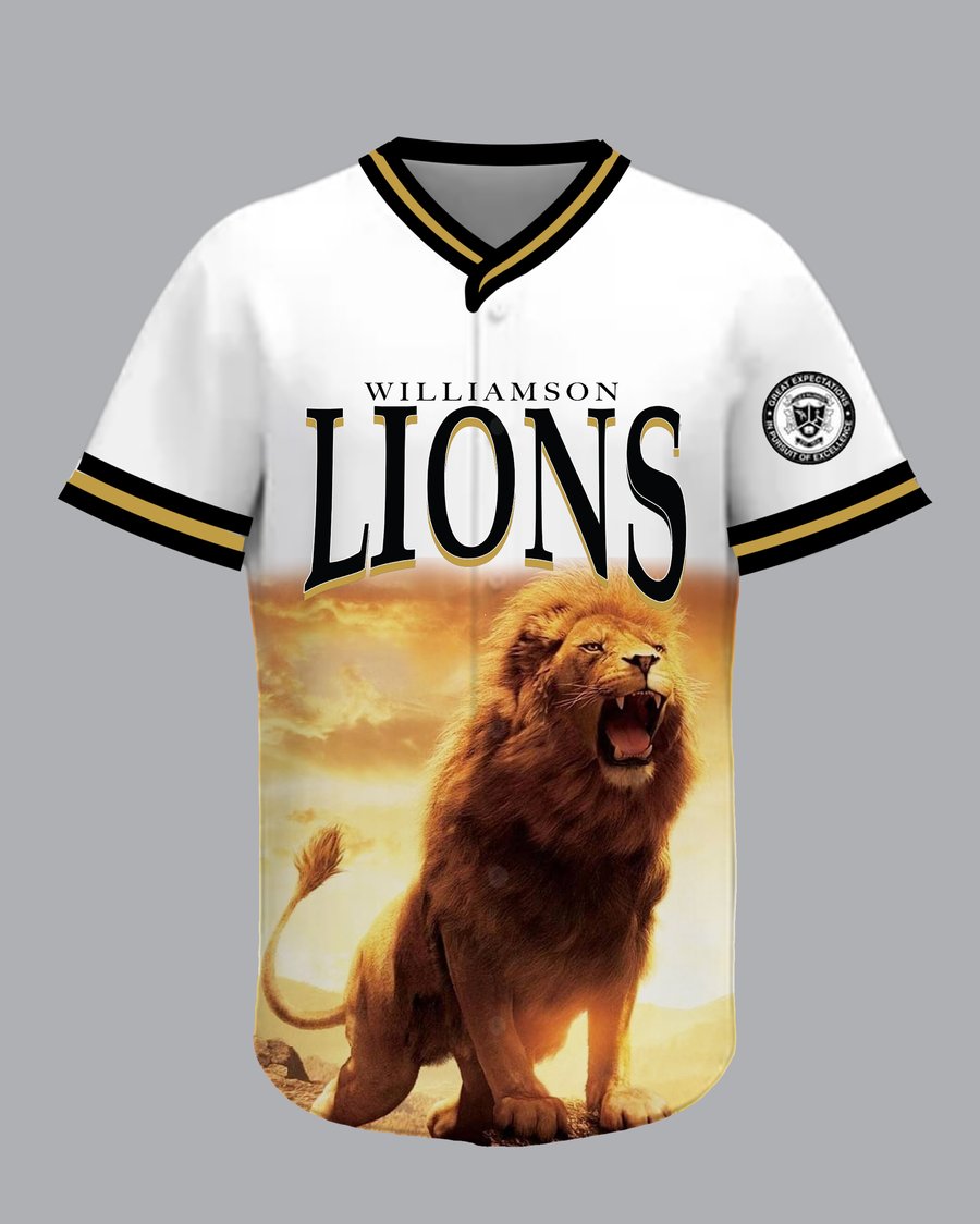 Image of WHS Lion Button Up Jersey