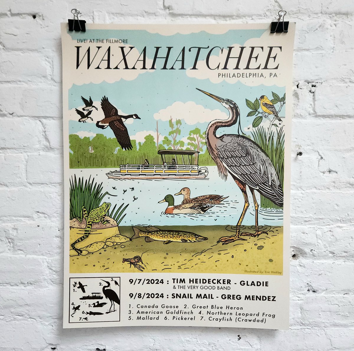 Image of Waxahatchee PHL poster