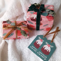 Image 3 of Be Merry Luxury Christmas Gift Wrap + Tags