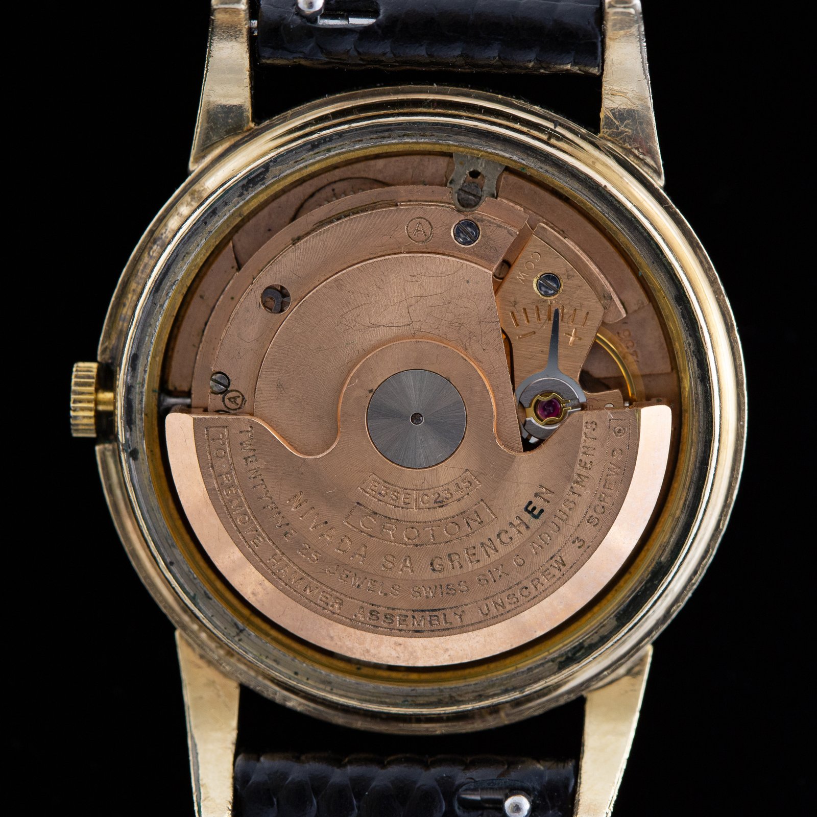 1965 Croton Nivada Grenchen Aquamatic 360EL | Three Hands Vintage