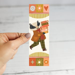 Image of Bookish Badger Bookmark