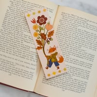 Image 2 of Autumn Flowers Fox Bookmark