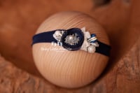 Image 1 of Christmas headband navy