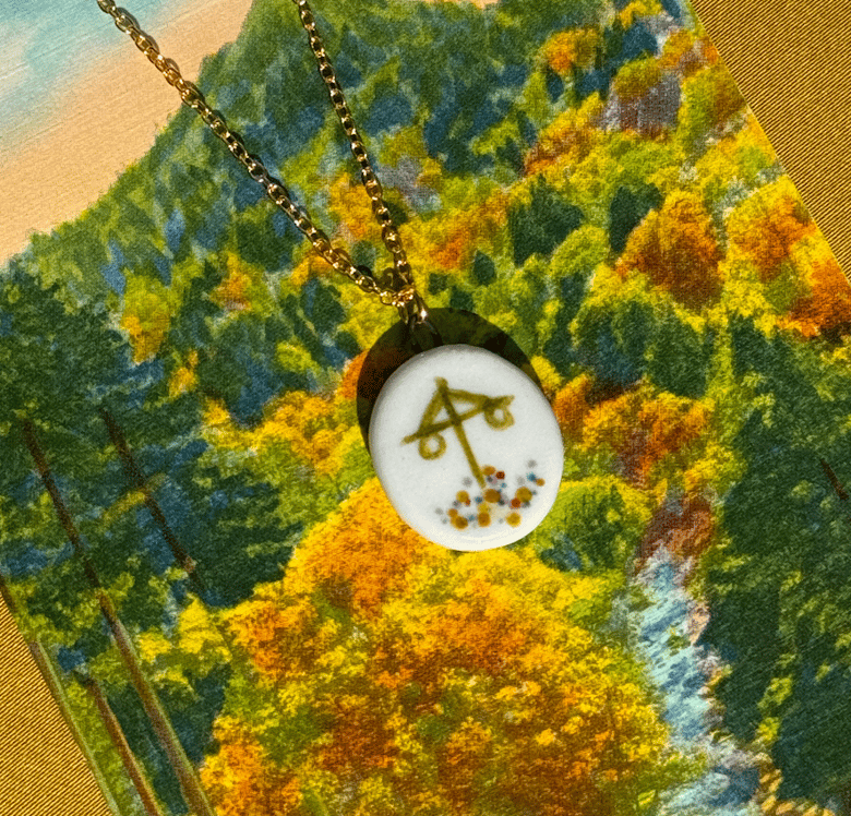 Image of Porcelain Midsommar Pendant #4