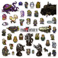 Image 1 of Final Fantasy VI Sticker Set (41 Pieces)