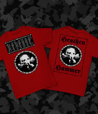 Revenge S.C.D / Heathen Hammer / Red Tee.