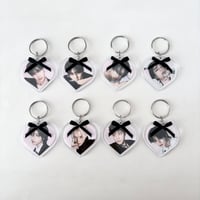 Image 5 of kpop heart keychains