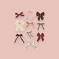 Image 1 of Coquette Bows Washi Sticker Pack