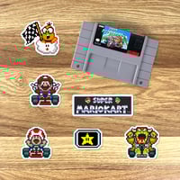 Image 2 of Super Mario Kart Sticker Set (16 Pieces)