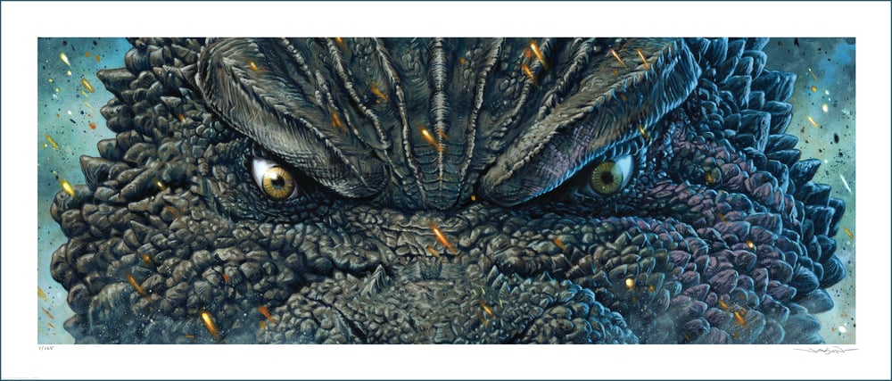 "Godzilla Minus One (Regular)" - 24" x 10.25" oversized printers proof gicleé