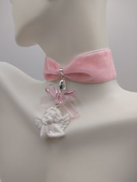 Image 3 of Pink Cherub Angel Choker