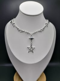 Image 5 of Silver y2k Rockstar Necklace