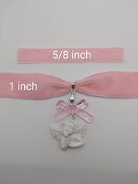 Image 4 of Pink Cherub Angel Choker