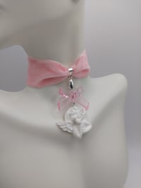 Image 5 of Pink Cherub Angel Choker