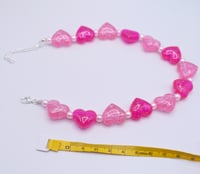 Image 5 of Decora Lovecore Sparkly Chunky Heart Choker