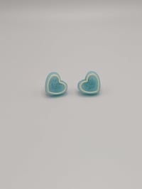 Image 4 of Pastel Sugar Candy Heart Earrings