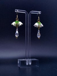 Image 4 of Dainty Floral Elf Fairy Earrings