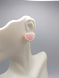 Image 5 of Pastel Sugar Candy Heart Earrings