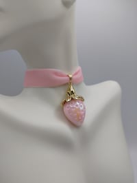 Image 4 of Pastel Pink Strawberry Choker