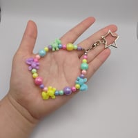 Image 1 of Pastel Rainbow Pony Keychain