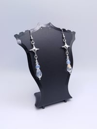 Image 3 of Celestial Crystal Stardrop Earrings