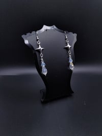 Image 4 of Celestial Crystal Stardrop Earrings