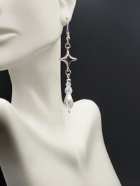 Image 5 of Celestial Crystal Stardrop Earrings