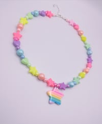 Image 4 of Pastel Rainbow Fairy Kei Necklace