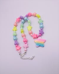 Image 5 of Pastel Rainbow Fairy Kei Necklace